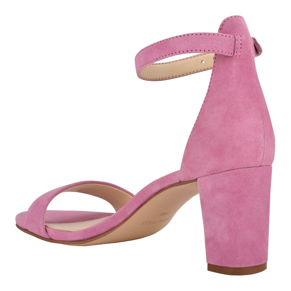 Nine West Pruce Ankle Strap Block Heel Sandal - Picture 2 of 10